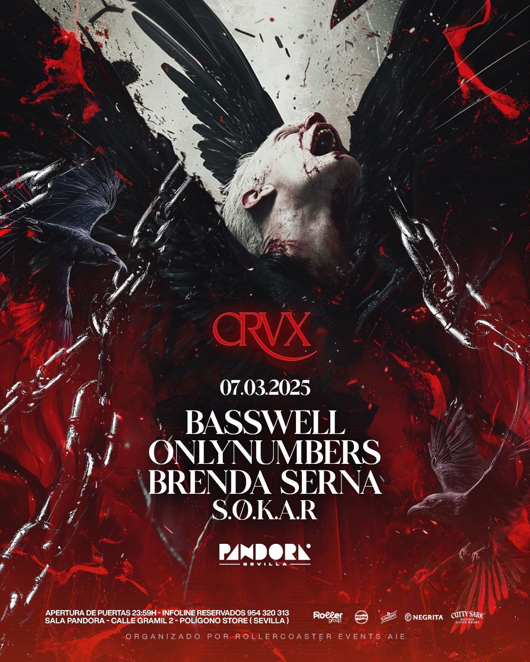   CRVX con Basswell y Onlynumbers