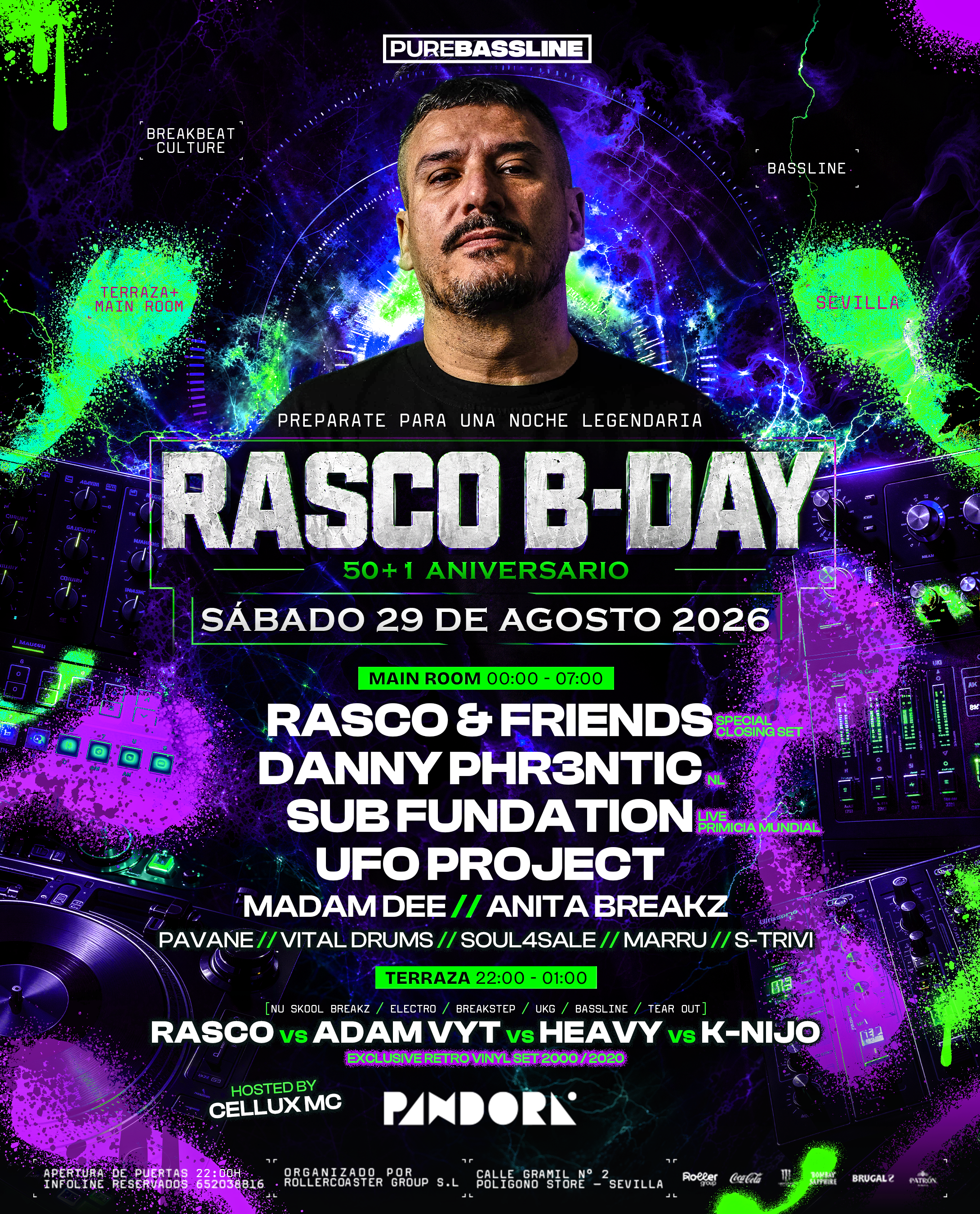  Pure Bassline: Rasco 50+1 Bday