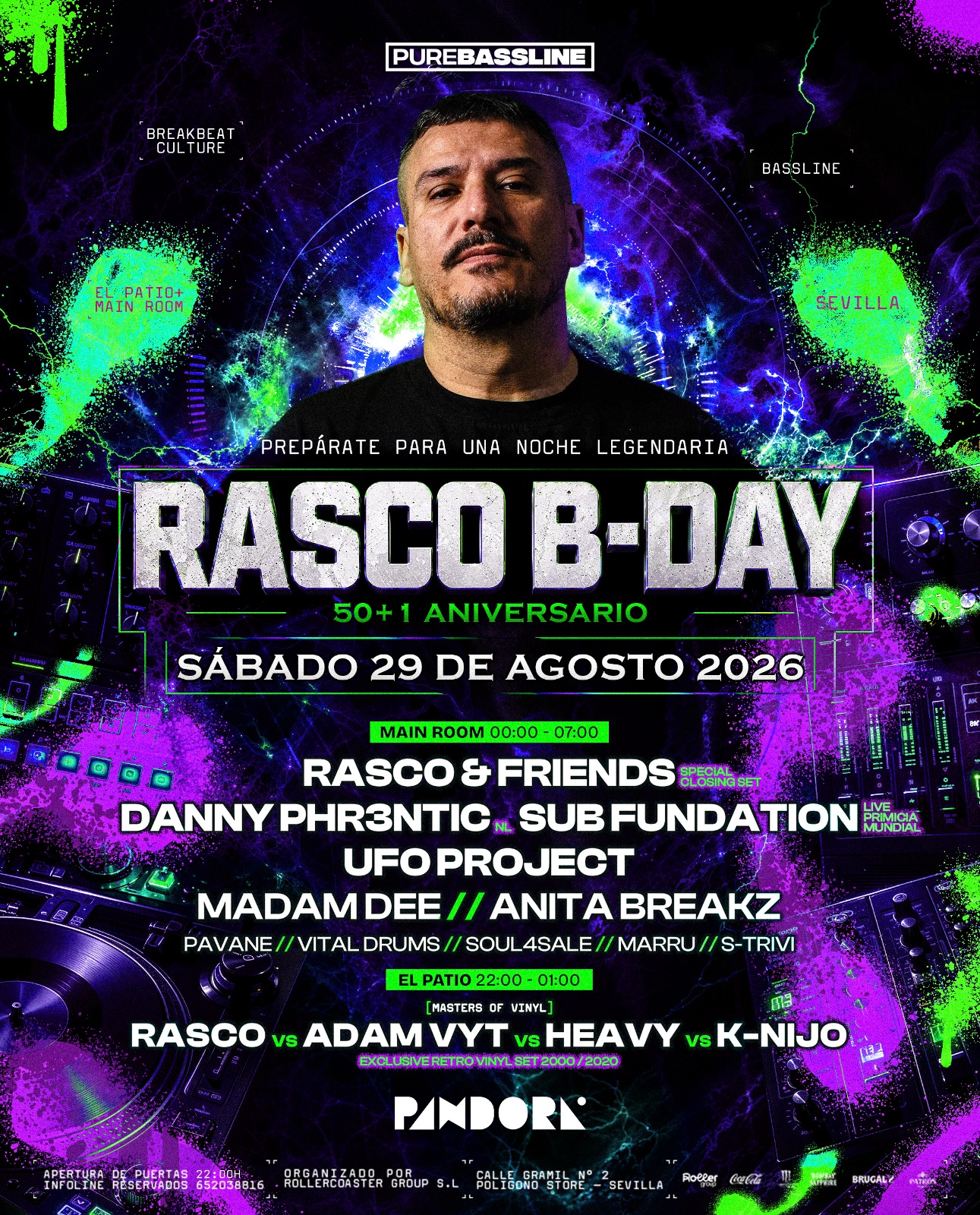   Pure Bassline: Rasco 50+1 Bday